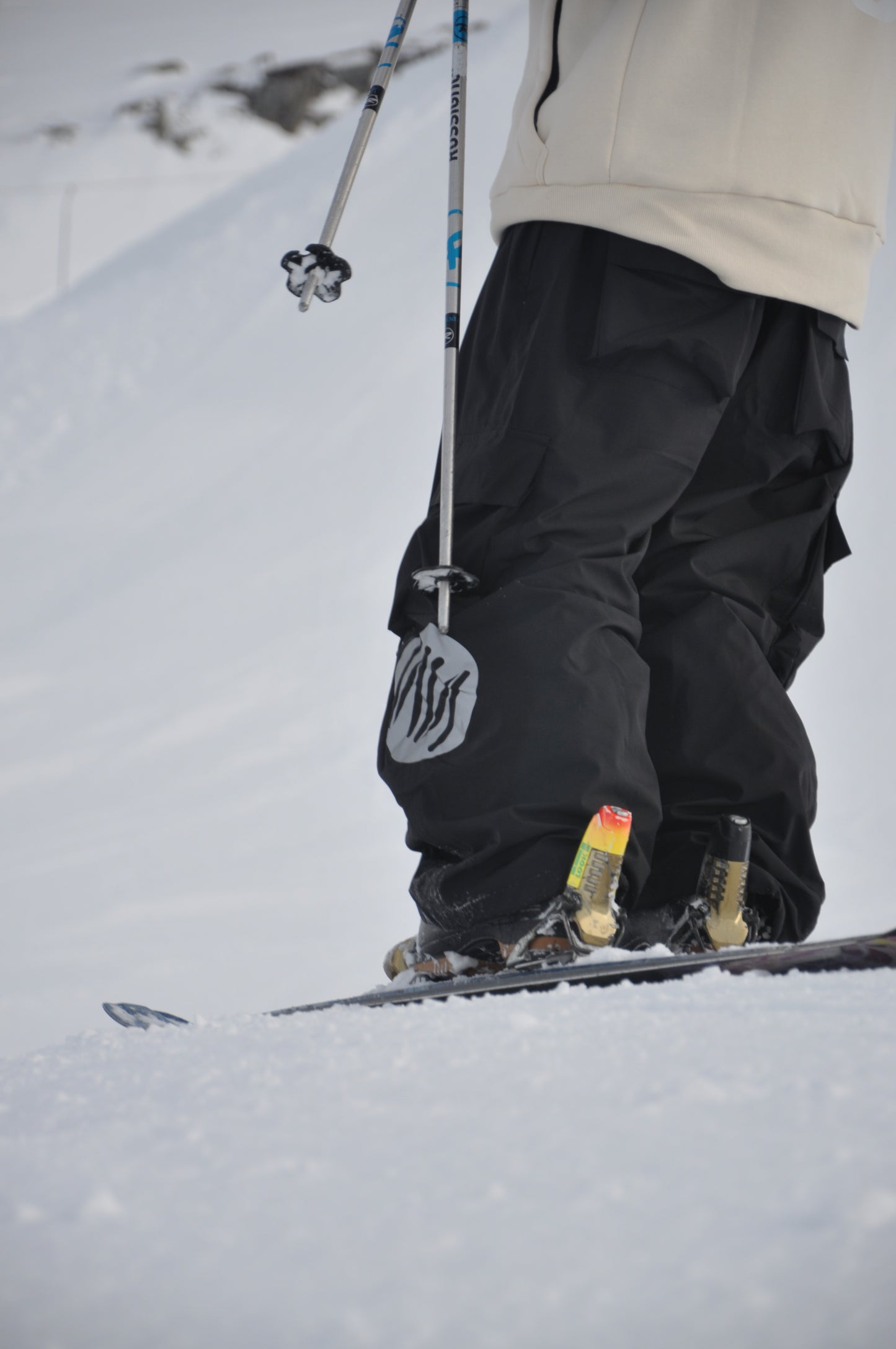 Baggy Ski Pants - Black