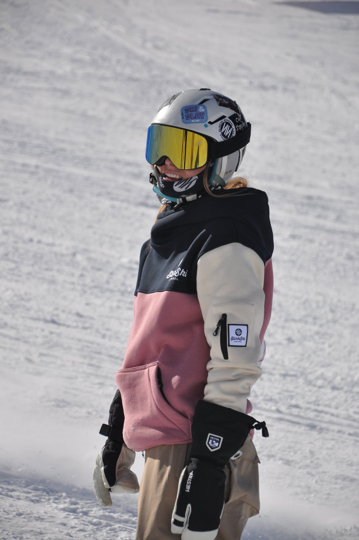 NEW Riding Hoodie - Pink Mix