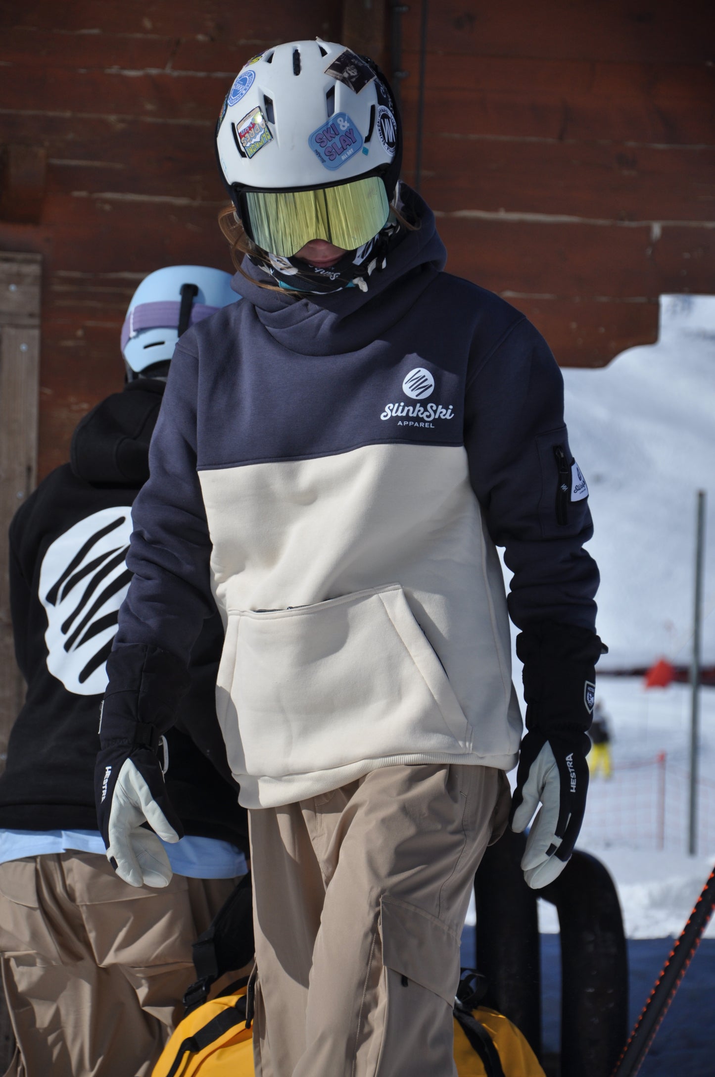 NEW Riding Hoodie - Grey/Cream